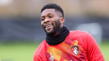 Jefferson Lerma en un entrenamiento de Bournemouth.