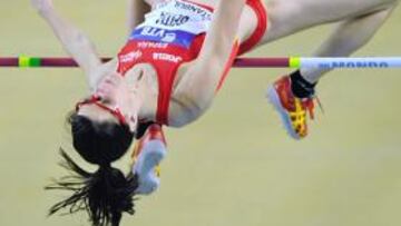 Ruth Beitia se metió en la final de altura con un salto de 1,92 metros.