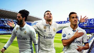 Cristiano Ronaldo, Isco and Lucas Vázquez all available for Málaga