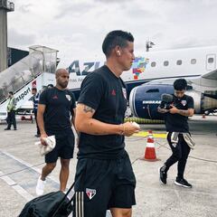 James viaja a Río de Janeiro y podría debutar ante Flamengo