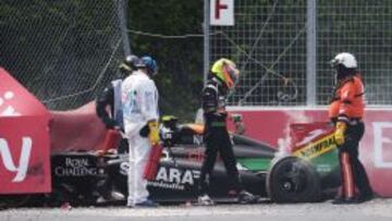 Sergio Pérez, sancionado con cinco puestos en Austria