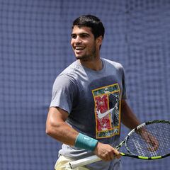 Alcaraz se prueba con Davidovich antes del debut ante Fils