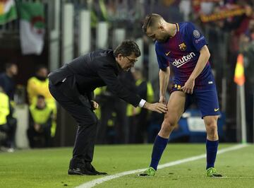 Jordi Alba con el doctor Ricard Pruna.