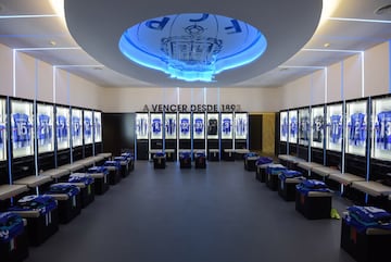 Inside the world's most stunning football changing rooms