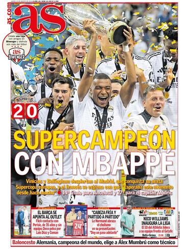 Las portadas de AS de agosto