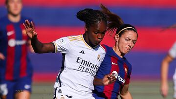 Linda Caicedo en un partido de Real Madrid Femenino.