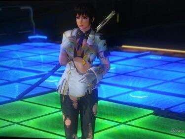 Los trajes rotos de Senran Kagura en Dead or Alive 5