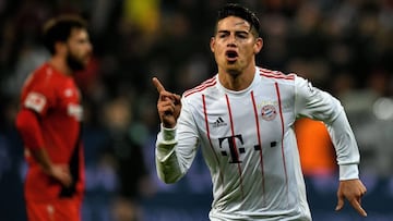 James Rodríguez ha jugado en varias posiciones en el Bayern Múnich. Esto le aportará a la Selección Colombia en Rusia 2018