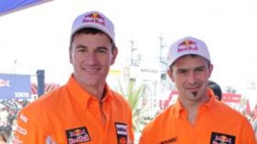 <b>MANO A MANO. </b>Marc, ayer junto a Despres, su enemigo natural en esta nueva edición.