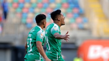 Futbol, Audax Italiano vs Universidad de Chile
Fecha 5, Liga de Primera 2025.
El jugador de Audax Italiano Nicolas Orellana, celebra su gol contra Universidad de Chile durante el partido de primera division realizado en el estadio Bicentenario La Florida en Santiago, Chile.
14/03/2025
Javier Torres/Photosport
Football, Audax Italiano vs Universidad de Chile.
5st turn, Division League 2025.
Audax Italiano's player Nicolas Orellana celebrates his goal against Universidad de Chile during the first division match at the Bicentenario La Florida stadium in Santiago, Chile.
14/03/2025
Javier Torres/Photosport
