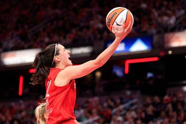 Get her to the NBA 3-point contest: Check out Caitlin Clark making 50-for-54 for three in practice