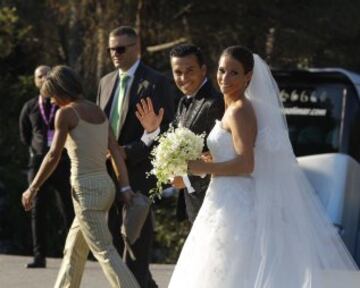 Boda de Pedro Rodríguez  y Carolina Martín. La ceremonia se ha celebrado en Villa Bugatti, en Cabrera de Mar