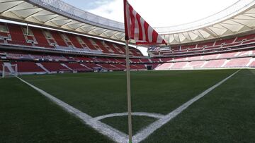 El Wanda Metropolitano vac&iacute;o.