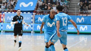 El Inter Movistar apea al Cartagena en un duelo vibrante