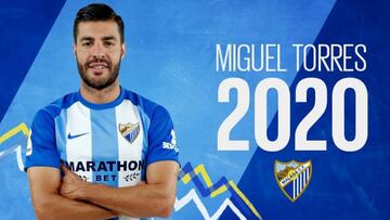El Málaga anuncia la renovación de Miguel Torres hasta 2020