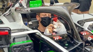 Grosjean vuelve a subirse a su monoplaza en Sakhir