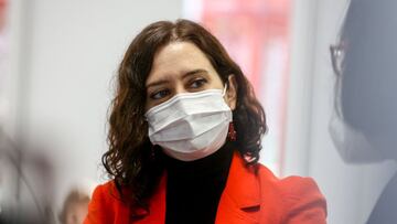 La presidenta de la Comunidad de Madrid, Isabel Díaz Ayuso