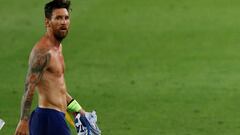 La arenga de Messi al descanso: "Si jugamos tranquilos, les metemos ocho"