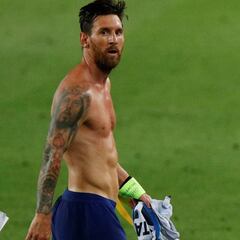 Tranquilidad con Messi: fuerte hematoma, antiinflamatorios y 48 horas de reposo