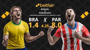 Brasil vs. Paraguay: horario, dónde ver, pronósticos y clasificación
