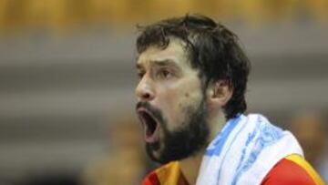 El jugador de la selección española de baloncesto Sergio Llull.