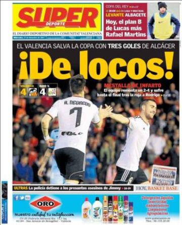 Portadas de la prensa deportiva