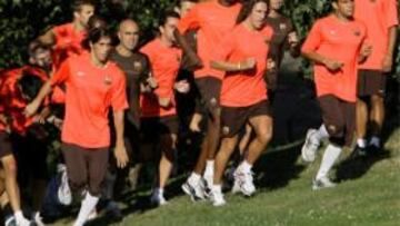 El Barcelona entrenado en Central Park