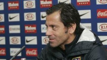 <b>RESIGNADO. </b> Quique no se mostró optimista en la previa con el Espanyol en Copa.
