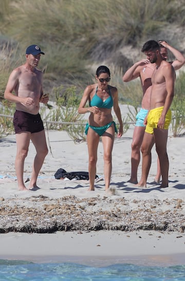 Zidane de vacaciones con su familia en la playa