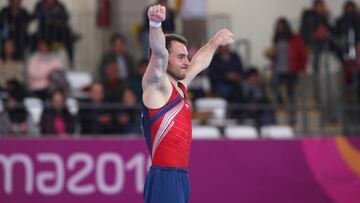 LIMA, PERU - JULIO 30: Enrique Tomas Gonzalez de Chile de la disciplina de Gimnasia Artistica durante los XVIII Juegos Panamericanos Lima 2019 en Polideportivo Villa el Salvador el 30 de Julio de 2019 en&Acirc;&nbsp;Lima, Peru (Foto: JAM MEDIA)
 