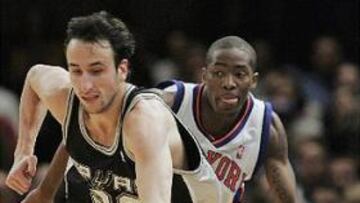 <b>IMPARABLE.</b> Manu Ginóbili está realizando un gran comienzo de temporada.