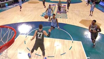 Doncic recibió de su propia medicina: John Collins hizo el mate del partido ante él