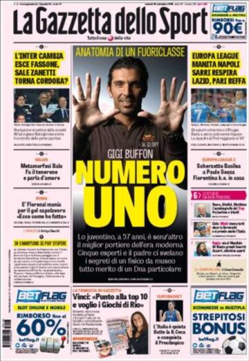 Portadas de la prensa deportiva