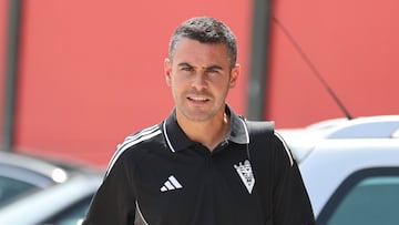 Fran Justo, entrenador del Mirandés.