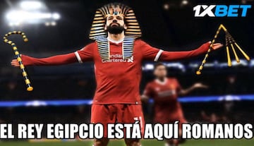 Los memes se rinden ante el recital del faraón Salah