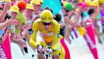 <b>ÚLTIMO ESFUERZO.</b> Sastre ganó el Tour en la última crono.