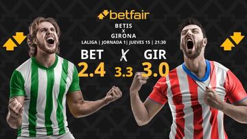 Real Betis vs. Girona FC: horario, TV, pronósticos y clasificación