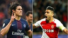 Falcao vs. Cavani, duelo de 72 goles en la semi de Copa Francia