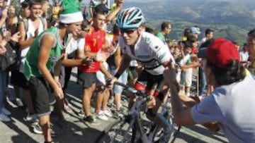 COHETE HUMANO. Horner dej&oacute; en la subida a Nibali, Purito y Valverde.