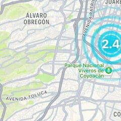 ¿Cuantos sismos con epicentro en CDMX se han registrado en los últimos 49 años?
