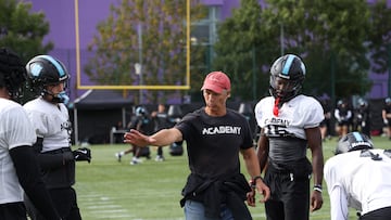 General view at the NFL media day in Loughborough, UK, Wenesday, Sept. 17, 2025. (Vianney Le Caer/AP Content Services for the NFL)