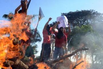 Protestas en plena Copa Confederaciones