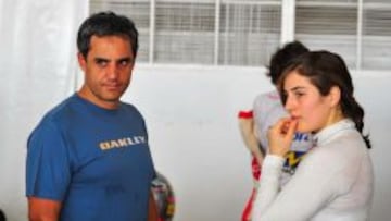 Tatiana junto a Juan Pablo en Baréin.