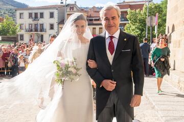 Blanca Sainz posa con su padre, Carlos Sainz.