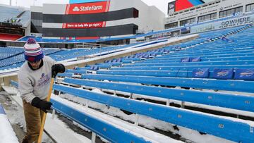 It was already assured to be a cold, snowy, and wind-swept evening in Buffalo, but the problem seems to be so bad that the Bills have asked for help.