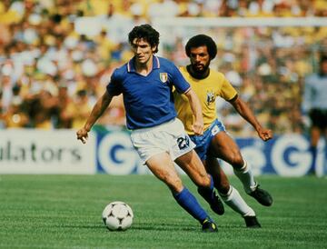 Rossi y Júnior, en el legendario Italia-Brasil de Sarrià.