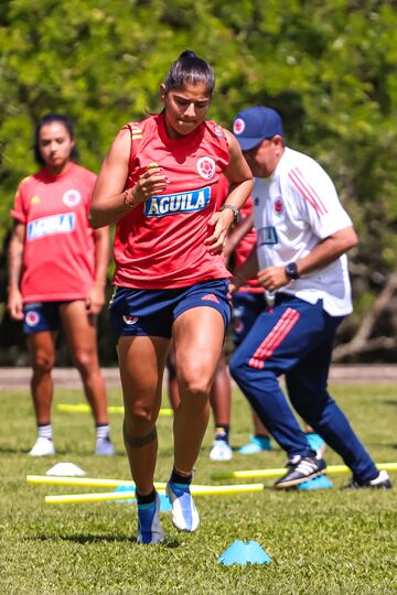 La Selección Colombia Femenina realizó su último entrenamiento en Villa Loyola antes de disputar la gran final de la Copa América Femenina ante Brasil.