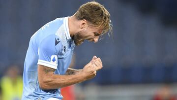 29/07/2020 Ciro Immobile celebra un gol con el Lazio
 DEPORTES
 Claudio Pasquazi/LPS via ZUMA Wi / DPA