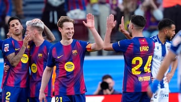 La paradoja del Barça: invicto sin Frenkie de Jong
