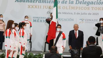 La delegación mexicana fue abanderada para Tokio 2020